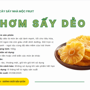 Thơm sấy dẻo
