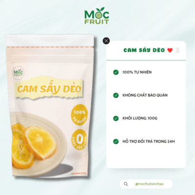 Cam sấy dẻo Mộc Fruit