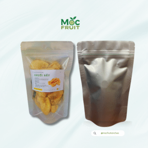 Chuối Sấy Mộc Fruit mặt sau