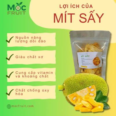 lợi ích của mít sấy