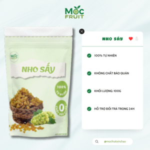 Nho sấy dẻo mềm