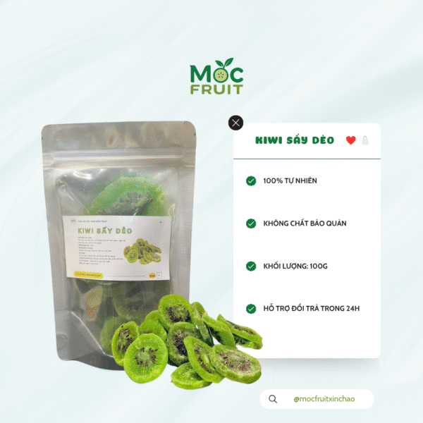 Kiwi sấy dẻo Mộc Fruit