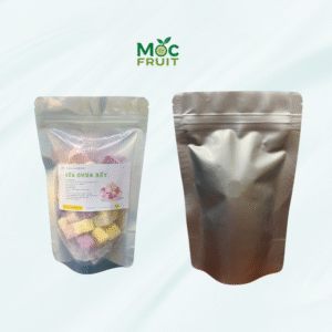 Sữa chua sấy Mộc Fruit mặt sau