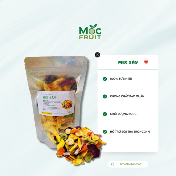 MIX sấy & MỘC – Mỗi Miếng, Một Vị Mộc