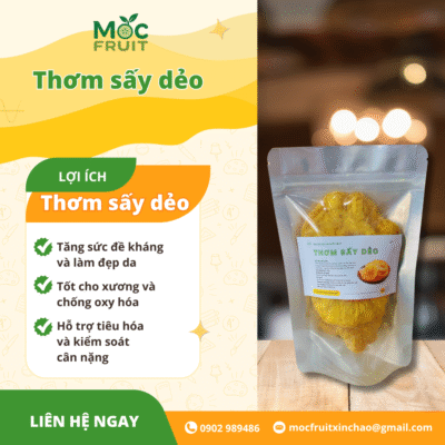 Lợi ích thơm sấy dẻo