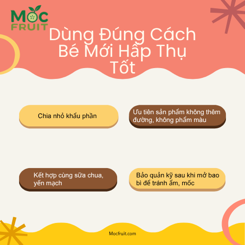 Dùng Đúng Cách – Bé Mới Hấp Thụ Tốt