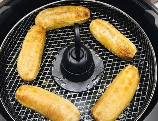 cách làm chuối sấy bằng nồi chiên không dầu tại nhà
