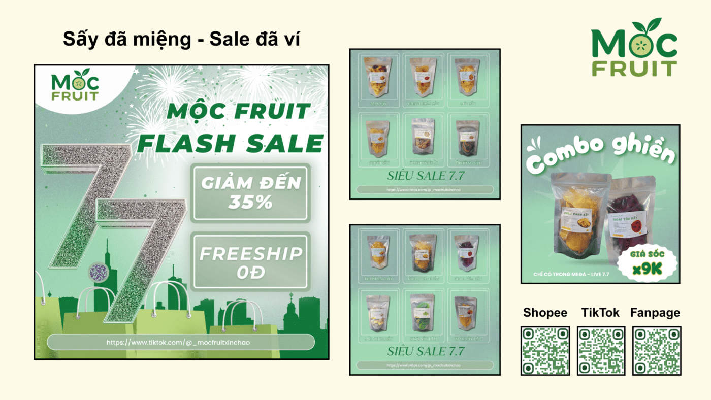 Sấy đã miệng - Sale đã ví
